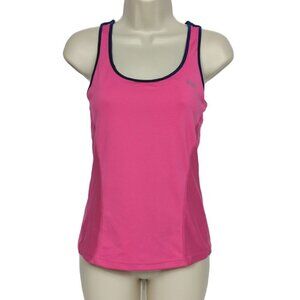 Puma Womens Cool Cell Athletic Tank Top Small Pink